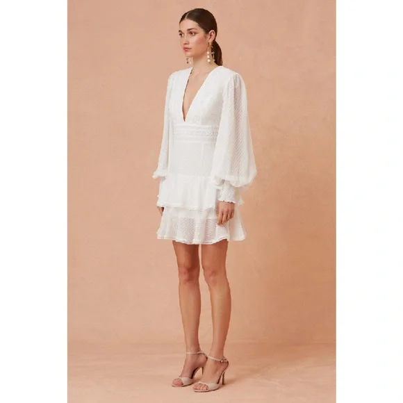 keepsake the label white lace dress Keepsake Oblivion Lace Mini Dress Pale Blue